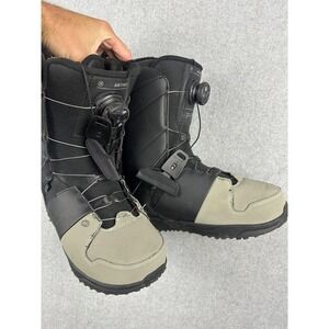 Ride Anthem Snowboard Boots Mens US 8.5 Black Gray BOA Intuition Medium Flex